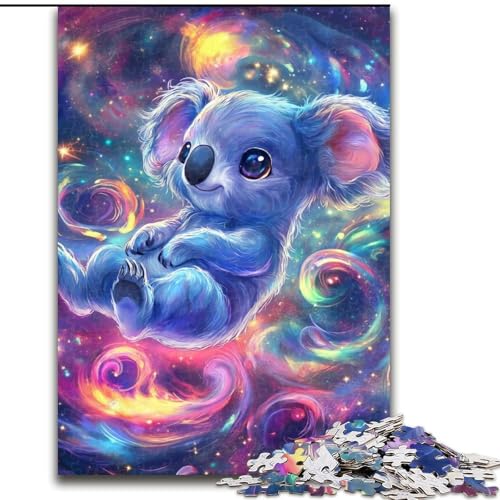 Puzzle für Erwachsene, 1000 Teile, Koala-Puzzle aus Holz, Denkspiel für Teenager, Spieleabend mit der Familie (Größe 50x75cm) von WGLINGX