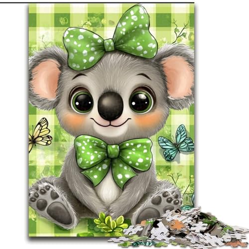Puzzle für Erwachsene, 1000 Teile, Koala-Puzzles für Erwachsene, 1000 für Teenager, Familien-Lernspiele, Heimdekoration, Geschenk (Größe 50x75cm) von WGLINGX