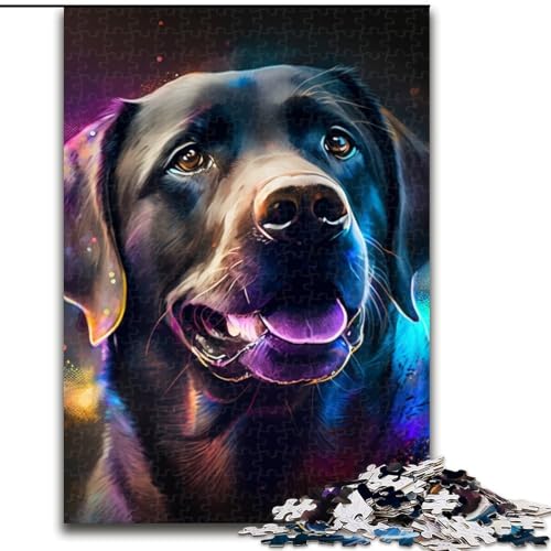Puzzle für Erwachsene, 1000 Teile, Labrador, Unmögliches Puzzle für Erwachsene, Kinder ab 14 Jahren (Größe 50x75cm) von WGLINGX