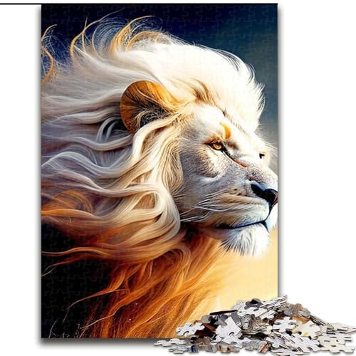 Puzzle für Erwachsene, 1000 Teile, Löwe, Holzpuzzle, Geburtstage, Weihnachten, Halloween, Thanksgiving, Ostern, Größe 50x75cm Puzzle für Erwachsene, 1000 Teile, Löwe, Holzpuzzle, Geburtstage, Weihnachten, Halloween, Thanksgiving, Ostern, Größe 50x75cm von WGLINGX