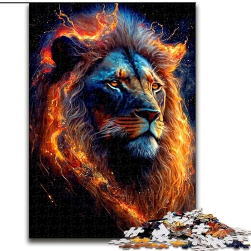 Puzzle für Erwachsene, 1000 Teile, Löwen-Puzzle für Erwachsene, 1000 Teile, anspruchsvolles DIY-Denkspiel für Teenager, Größe 26x38cm von WGLINGX