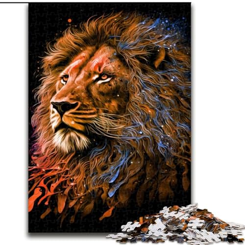 Puzzle für Erwachsene, 1000 Teile, Löwen-Puzzle für Erwachsene, 1000 Teile, anspruchsvolles DIY-Denkspiel für Teenager, Größe 50x75cm Puzzle für Erwachsene, 1000 Teile, Löwen-Puzzle für Erwachsene, 1000 Teile, anspruchsvolles DIY-Denkspiel für Teenager, Größe 50x75cm von WGLINGX