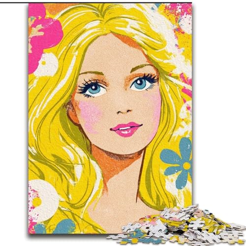 Puzzle für Erwachsene, 1000 Teile, Mädchen-Puzzle, 1000 Teile, Heimdekorationsgeschenk, Denkspiel (Größe 26x38cm) von WGLINGX