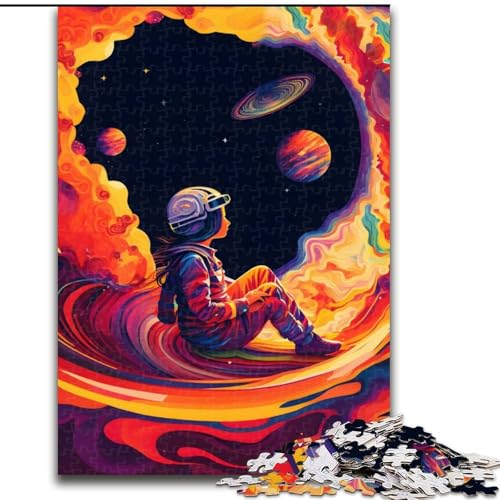 Puzzle für Erwachsene, 1000 Teile, Mädchen im Weltraum. Holzpuzzle, Geburtstage, Weihnachten, Halloween, Thanksgiving, Ostern, Größe 50x75cm Puzzle für Erwachsene, 1000 Teile, Mädchen im Weltraum. Holzpuzzle, Geburtstage, Weihnachten, Halloween, Thanksgiving, Ostern, Größe 50x75cm von WGLINGX
