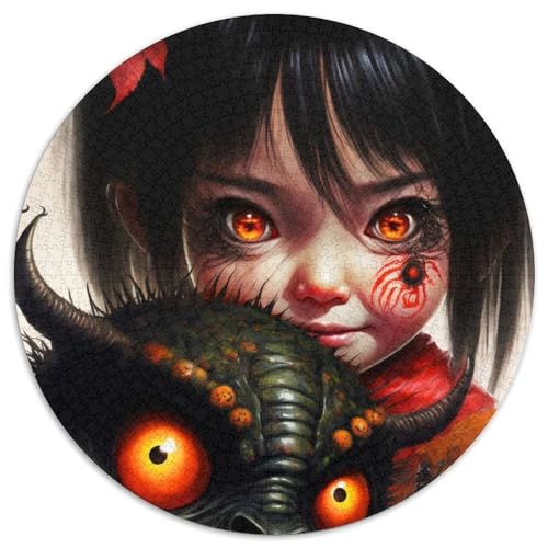 Puzzle für Erwachsene, 1000 Teile, Manga-Teufel-Puzzles für Erwachsene für Jugendliche, Lernspiele, Geschenke (67,5x67,5cm) von WGLINGX