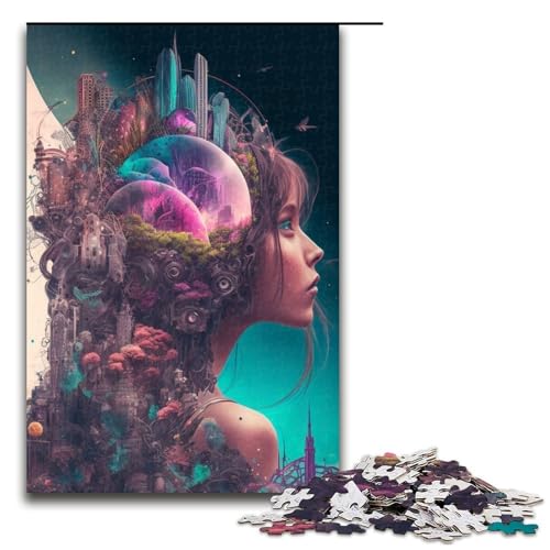 Puzzle für Erwachsene, 1000 Teile, Mechanische Welt, Heimdekoration, Puzzle, Spielzeug, (Größe 50 x 75 cm) von WGLINGX