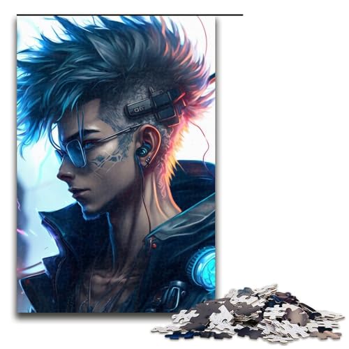 Puzzle für Erwachsene, 1000 Teile, Mechanischer Junge, Heimdekoration, Puzzle, Spielzeug, (Größe 50 x 75 cm) von WGLINGX