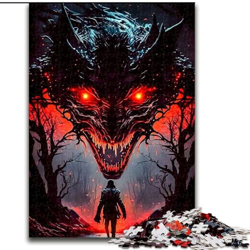 Puzzle für Erwachsene, 1000 Teile, Mensch- und Monster-Puzzle für Erwachsene, 1000 Teile, ideal für die Dekoration zu Hause und im Büro, Geburtstag, Größe 26x38cm Puzzle für Erwachsene, 1000 Teile, Mensch- und Monster-Puzzle für Erwachsene, 1000 Teile, ideal für die Dekoration zu Hause und im Büro, Geburtstag, Größe 26x38cm von WGLINGX