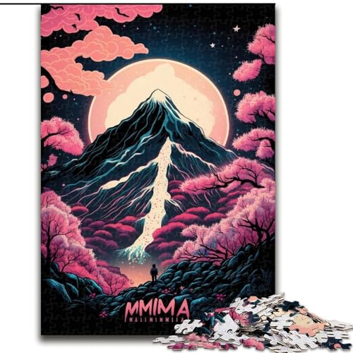Puzzle für Erwachsene, 1000 Teile, Mount Fuji, Japan, schwierige Puzzles für Erwachsene für Jugendliche, Lernspiele, Geschenke (Größe 50x75cm) von WGLINGX