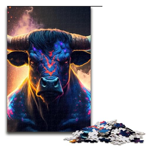 Puzzle für Erwachsene, 1000 Teile, Mutant Cow, Puzzle aus Holz, Lernspielzeug, 50 x 75 cm Puzzle für Erwachsene, 1000 Teile, Mutant Cow, Puzzle aus Holz, Lernspielzeug, 50 x 75 cm von WGLINGX
