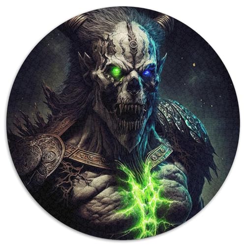 Puzzle für Erwachsene, 1000 Teile, Necro Zombies, Papppuzzle mit interaktivem Familienspiel, Kinder ab 14 Jahren (67,5 x 67,5 cm) von WGLINGX