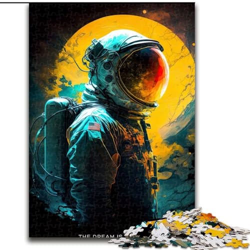 Puzzle für Erwachsene, 1000 Teile, Neon-Astronaut mit Sonne, Puzzle für Erwachsene, 1000 Teile, anspruchsvolles DIY-Denkspiel für Teenager, Größe 26x38cm Puzzle für Erwachsene, 1000 Teile, Neon-Astronaut mit Sonne, Puzzle für Erwachsene, 1000 Teile, anspruchsvolles DIY-Denkspiel für Teenager, Größe 26x38cm von WGLINGX