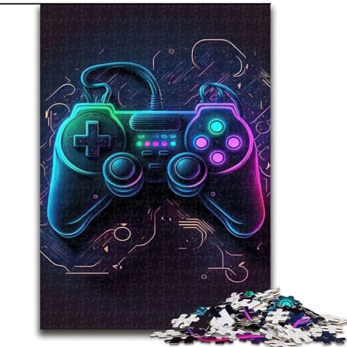 Puzzle für Erwachsene, 1000 Teile, Neon-Spiel, Puzzles 1000 Teile für Erwachsene für Jugendliche, anspruchsvolle Spielzeugspiele (Größe 26x38cm) von WGLINGX