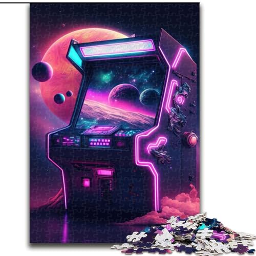 Puzzle für Erwachsene, 1000 Teile, Neon-Spiel, Puzzles 1000 Teile für Erwachsene für Jugendliche, anspruchsvolle Spielzeugspiele (Größe 26x38cm) von WGLINGX