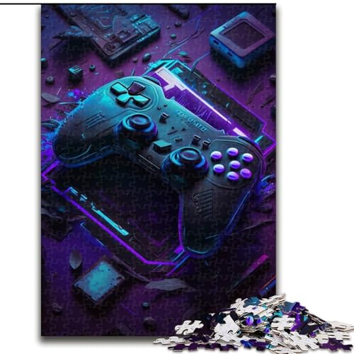 Puzzle für Erwachsene, 1000 Teile, Neon-Spiele, Puzzles für Erwachsene, perfekt für Familienspaß an Geburtstagen, Weihnachten (Größe 26x38cm) von WGLINGX
