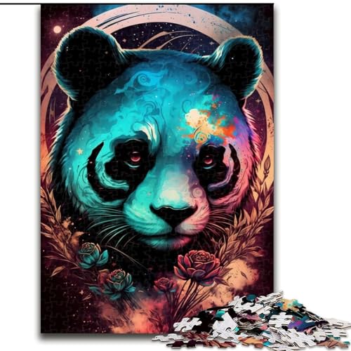 Puzzle für Erwachsene, 1000 Teile, Panda, modisches Puzzle für Erwachsene, anspruchsvolles Denkspiel für Teenager, perfekt als Heimdekoration oder Geschenk, Größe 26x38cm Puzzle für Erwachsene, 1000 Teile, Panda, modisches Puzzle für Erwachsene, anspruchsvolles Denkspiel für Teenager, perfekt als Heimdekoration oder Geschenk, Größe 26x38cm von WGLINGX