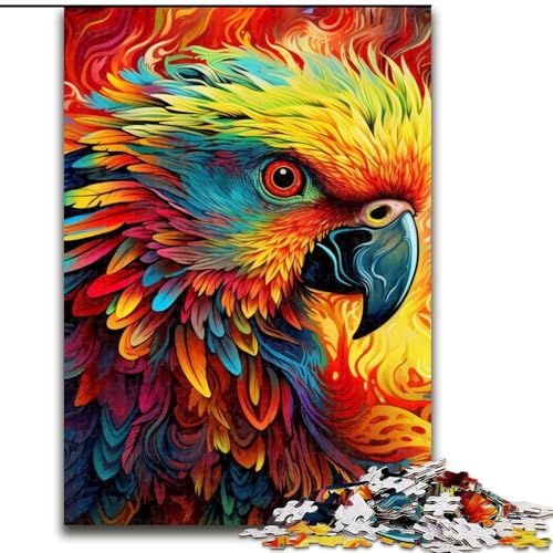 Puzzle für Erwachsene, 1000 Teile, Papagei, 1000-teiliges Puzzle, Schwierigkeitsgrad: Anfänger, ideal als Geburtstags (Größe 26x38cm) von WGLINGX