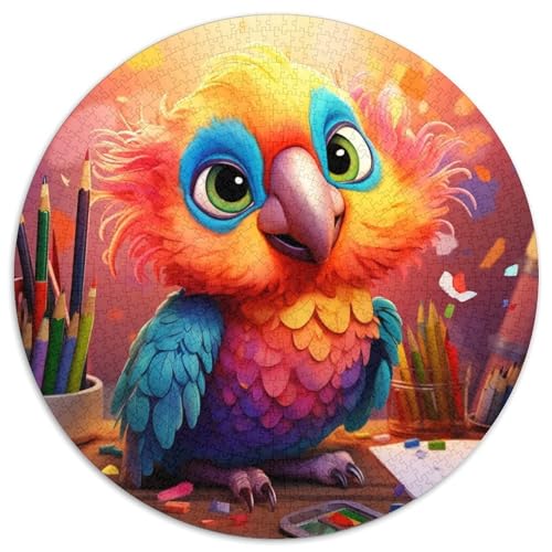 Puzzle für Erwachsene, 1000 Teile, Papagei, Kartonpuzzle für Jugendliche ab 14 Jahren, Heimdekoration, 1000 Teile (67,5x67,5cm) von WGLINGX