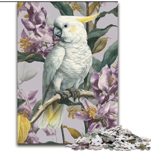 Puzzle für Erwachsene, 1000 Teile, Papageien-Puzzle, 1000 Teile, Heimdekorationsgeschenk, Denkspiel (Größe 50x75cm) von WGLINGX