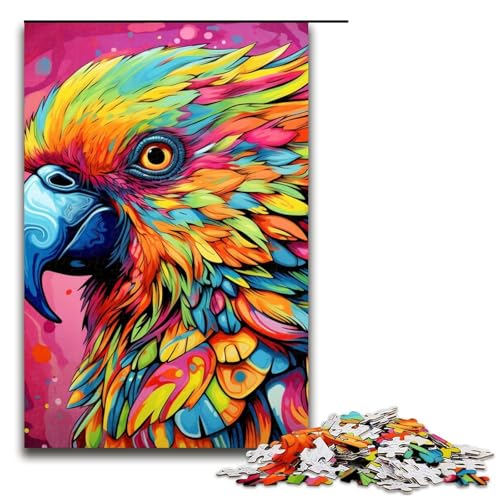 Puzzle für Erwachsene, 1000 Teile, Papageien-Puzzle für Erwachsene, Holzpuzzle, anspruchsvolles Spiel, 50 x 75 cm Puzzle für Erwachsene, 1000 Teile, Papageien-Puzzle für Erwachsene, Holzpuzzle, anspruchsvolles Spiel, 50 x 75 cm von WGLINGX