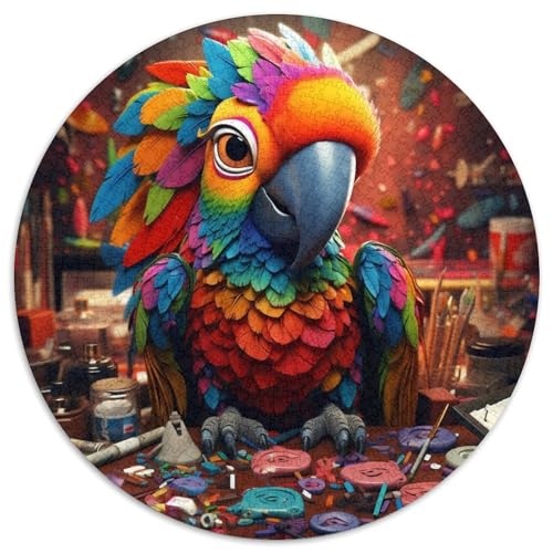 Puzzle für Erwachsene, 1000 Teile, Papageien-Puzzle für Erwachsene, ideal für Familienspaß Feiertage, Geburtstage 67,5 x 67,5 cm von WGLINGX