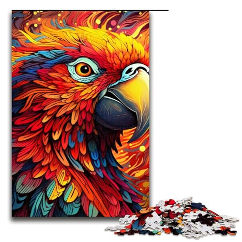 Puzzle für Erwachsene, 1000 Teile, Papageien-Puzzle für Teenager, Holzpuzzle, tolles Geschenk für Erwachsene, 19,69 x 29,53 Zoll Puzzle für Erwachsene, 1000 Teile, Papageien-Puzzle für Teenager, Holzpuzzle, tolles Geschenk für Erwachsene, 19,69 x 29,53 Zoll von WGLINGX
