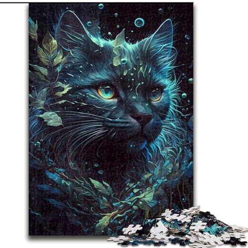 Puzzle für Erwachsene, 1000 Teile, Perserkatze, Bezauberndes Puzzle für Erwachsene, anspruchsvolles Denkspiel für Teenager, perfekt als Heimdekoration oder Geschenk, Größe 26x38cm von WGLINGX