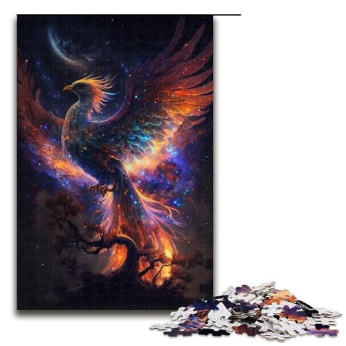 Puzzle für Erwachsene, 1000 Teile, Phoenix Toy, Denkspiel, jedes Teil ist einzigartig – anspruchsvolles Familienspiel, 50 x 75 cm Puzzle für Erwachsene, 1000 Teile, Phoenix Toy, Denkspiel, jedes Teil ist einzigartig – anspruchsvolles Familienspiel, 50 x 75 cm von WGLINGX