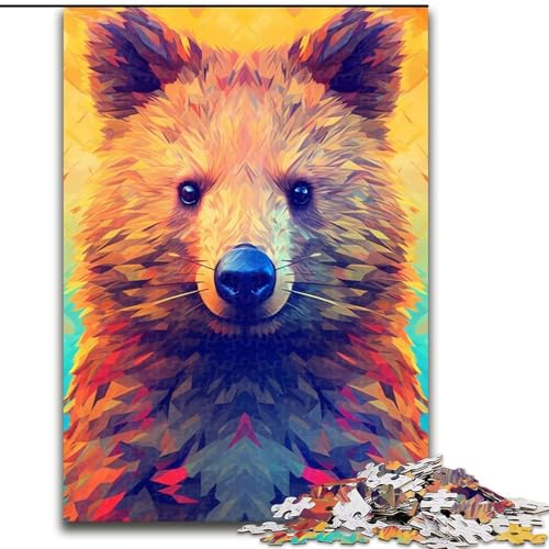 Puzzle für Erwachsene, 1000 Teile, Quokka-Farbpuzzle für Erwachsene, anspruchsvolles Denkspiel für Teenager, perfekt als Heimdekoration oder Geschenk, Größe 26x38cm Puzzle für Erwachsene, 1000 Teile, Quokka-Farbpuzzle für Erwachsene, anspruchsvolles Denkspiel für Teenager, perfekt als Heimdekoration oder Geschenk, Größe 26x38cm von WGLINGX