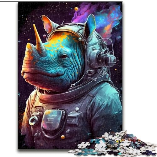 Puzzle für Erwachsene, 1000 Teile, Rhino Legend, Holzpuzzle, perfekt für Familienspaß an Geburtstagen, Weihnachten, Größe 26x38cm Puzzle für Erwachsene, 1000 Teile, Rhino Legend, Holzpuzzle, perfekt für Familienspaß an Geburtstagen, Weihnachten, Größe 26x38cm von WGLINGX