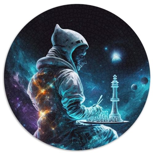 Puzzle für Erwachsene, 1000 Teile, Schachuniversum, Puzzles für Erwachsene für Jugendliche, Lernspiele, Geschenke (67,5x67,5cm) von WGLINGX