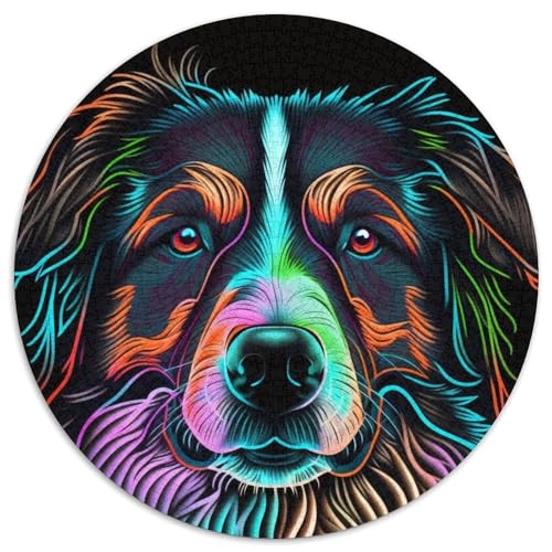 Puzzle für Erwachsene, 1000 Teile, Schäferhund-Puzzles für Erwachsene für Jugendliche, Lernspiele, Geschenke (67,5x67,5cm) von WGLINGX