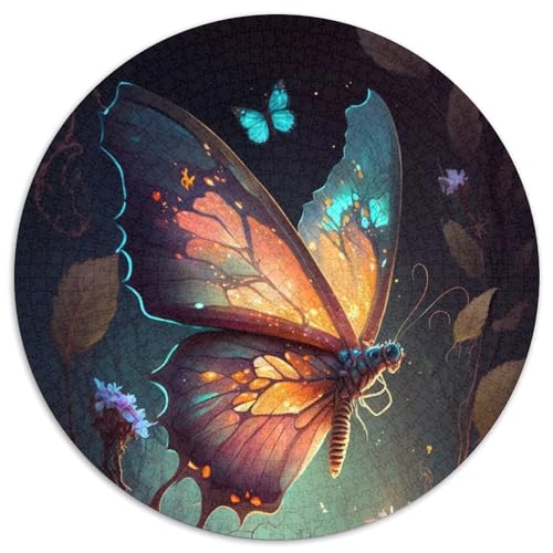 Puzzle für Erwachsene, 1000 Teile, Schmetterling, anspruchsvolles Puzzle, anspruchsvolles Denkspiel für Teenager und Familien (67,5x67,5cm) von WGLINGX