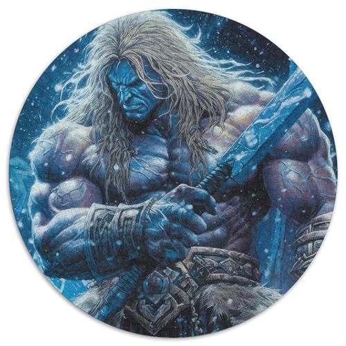 Puzzle für Erwachsene, 1000 Teile, Schneeriesen-Papppuzzle mit interaktivem Familienspiel, Kinder ab 14 Jahren (67,5 x 67,5 cm) von WGLINGX