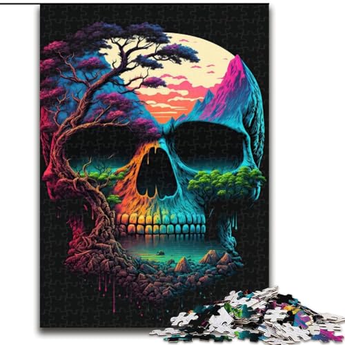 Puzzle für Erwachsene, 1000 Teile, Skull Island, Holzpuzzle, Geburtstage, Weihnachten, Halloween, Thanksgiving, Ostern, Größe 50x75cm Puzzle für Erwachsene, 1000 Teile, Skull Island, Holzpuzzle, Geburtstage, Weihnachten, Halloween, Thanksgiving, Ostern, Größe 50x75cm von WGLINGX