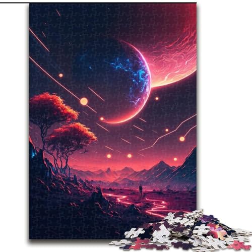 Puzzle für Erwachsene, 1000 Teile, Sonnenuntergangsposter, schwierige Puzzles für Erwachsene für Jugendliche, Lernspiele, Geschenke (Größe 50x75cm) von WGLINGX