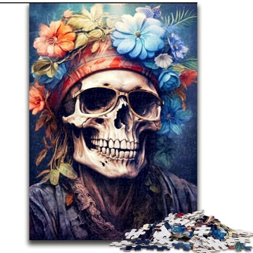 Puzzle für Erwachsene, 1000 Teile, Soulful Harmony Skull, Puzzle für Erwachsene, 1000 Teile, anspruchsvolles DIY-Denkspiel für Teenager, Größe 26x38cm Puzzle für Erwachsene, 1000 Teile, Soulful Harmony Skull, Puzzle für Erwachsene, 1000 Teile, anspruchsvolles DIY-Denkspiel für Teenager, Größe 26x38cm von WGLINGX