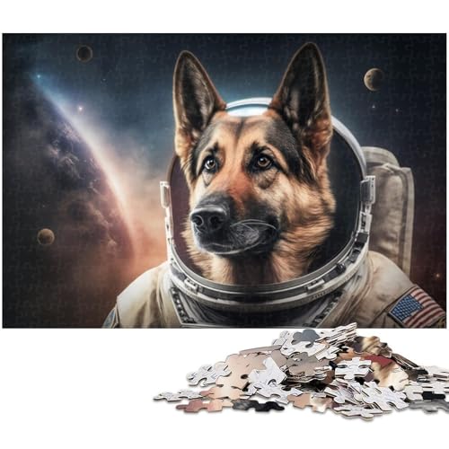 Puzzle für Erwachsene, 1000 Teile, Space Shepherd, Puzzle für Erwachsene, Holzpuzzle, lustiges Geschenk (Größe 50 x 75 cm) von WGLINGX