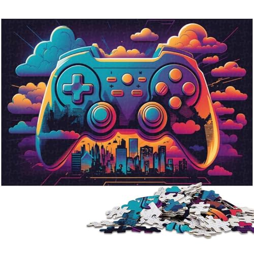 Puzzle für Erwachsene, 1000 Teile, Spielpuzzle für Erwachsene, Holzpuzzle, Heimkunstdekor (Größe 50 x 75 cm) von WGLINGX