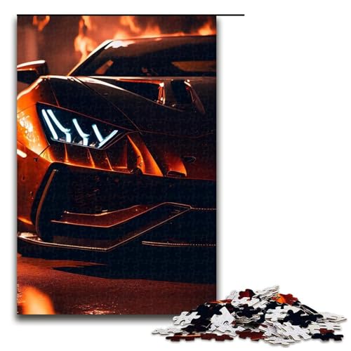 Puzzle für Erwachsene, 1000 Teile, Sportwagen-Spielzeug, Denkspiel, jedes Teil ist einzigartig – anspruchsvolles Familienspiel, 50 x 75 cm Puzzle für Erwachsene, 1000 Teile, Sportwagen-Spielzeug, Denkspiel, jedes Teil ist einzigartig – anspruchsvolles Familienspiel, 50 x 75 cm von WGLINGX