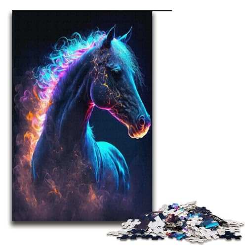 Puzzle für Erwachsene, 1000 Teile, Tier, Pferd, Galaxie, Lernspiele für Zuhause, DIY-Spielzeug, Lernspiel für Geburtstag, Weihnachten, 38 x 26 cm Puzzle für Erwachsene, 1000 Teile, Tier, Pferd, Galaxie, Lernspiele für Zuhause, DIY-Spielzeug, Lernspiel für Geburtstag, Weihnachten, 38 x 26 cm von WGLINGX