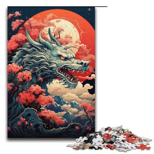 Puzzle für Erwachsene, 1000 Teile, Tier, bunt, Drache, Lernspiele für Zuhause, DIY-Spielzeug, Lernspiel für Geburtstag, Weihnachten, 38 x 26 cm Puzzle für Erwachsene, 1000 Teile, Tier, bunt, Drache, Lernspiele für Zuhause, DIY-Spielzeug, Lernspiel für Geburtstag, Weihnachten, 38 x 26 cm von WGLINGX