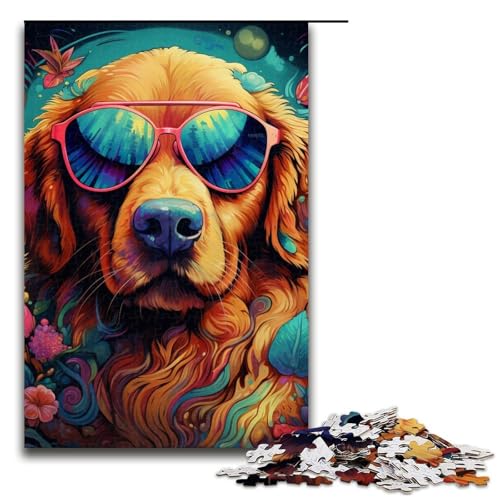 Puzzle für Erwachsene, 1000 Teile, Tier-Goldfisch-Puzzle für Erwachsene, anspruchsvolles Spiel, 75 x 50 cm von WGLINGX