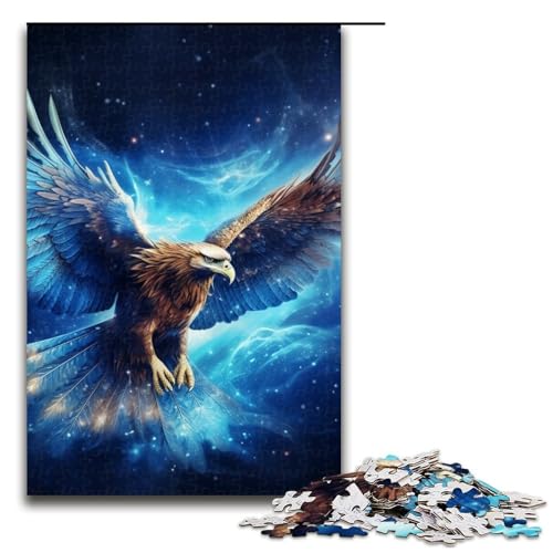 Puzzle für Erwachsene, 1000 Teile, Tieradler-Puzzle für Erwachsene, anspruchsvolles Spiel, 75 x 50 cm von WGLINGX