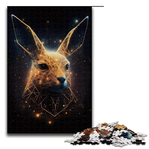 Puzzle für Erwachsene, 1000 Teile, Tiere, Kaninchen, Denkspiel, anspruchsvoll, Aber lustig und humorvoll, 50 x 75 cm Puzzle für Erwachsene, 1000 Teile, Tiere, Kaninchen, Denkspiel, anspruchsvoll, Aber lustig und humorvoll, 50 x 75 cm von WGLINGX