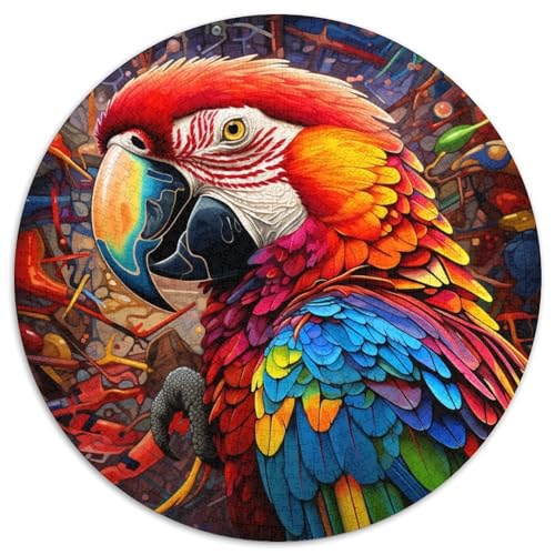 Puzzle für Erwachsene, 1000 Teile, Tiere, Vögel, Papageien, Kartonpuzzle mit interaktivem Familienspiel, Kinder ab 14 Jahren (67,5 x 67,5 cm) von WGLINGX