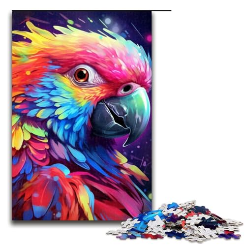Puzzle für Erwachsene, 1000 Teile, Tiere, Vögel, Papageien, Puzzlespiel, gutes Geschenk für Teenager ab 14 Jahren, 29,53 x 19,69 Zoll Puzzle für Erwachsene, 1000 Teile, Tiere, Vögel, Papageien, Puzzlespiel, gutes Geschenk für Teenager ab 14 Jahren, 29,53 x 19,69 Zoll von WGLINGX