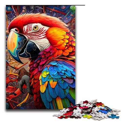 Puzzle für Erwachsene, 1000 Teile, Tiere, Vögel, Papageien, Puzzlespiel, gutes Geschenk für Teenager ab 14 Jahren, 29,53 x 19,69 Zoll Puzzle für Erwachsene, 1000 Teile, Tiere, Vögel, Papageien, Puzzlespiel, gutes Geschenk für Teenager ab 14 Jahren, 29,53 x 19,69 Zoll von WGLINGX