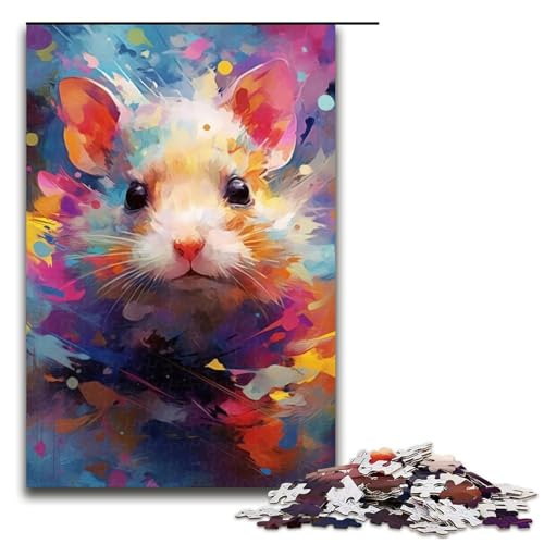 Puzzle für Erwachsene, 1000 Teile, Tiermaus, Bunte Puzzles für die Heimdekoration, 50 x 75 cm Puzzle für Erwachsene, 1000 Teile, Tiermaus, Bunte Puzzles für die Heimdekoration, 50 x 75 cm von WGLINGX