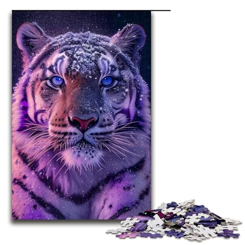 Puzzle für Erwachsene, 1000 Teile, Tigerspielzeug, Lernspiele, Stressabbau, Analyse und Logik, 50 x 75 cm Puzzle für Erwachsene, 1000 Teile, Tigerspielzeug, Lernspiele, Stressabbau, Analyse und Logik, 50 x 75 cm von WGLINGX
